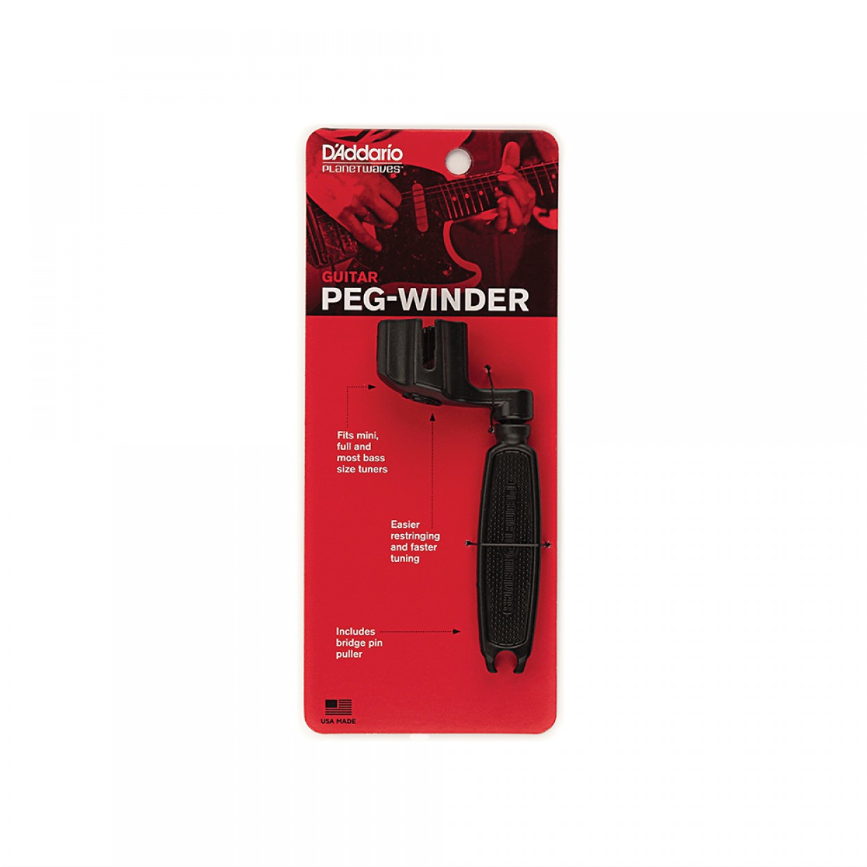 D'Addario Ergonomic Peg Winder